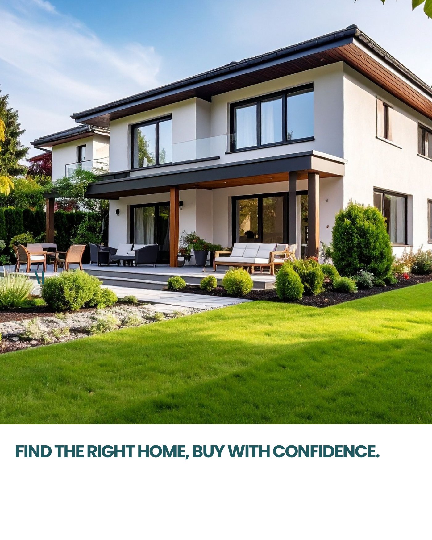 Modern home with landscaped garden — find the right home, buy with confidence.