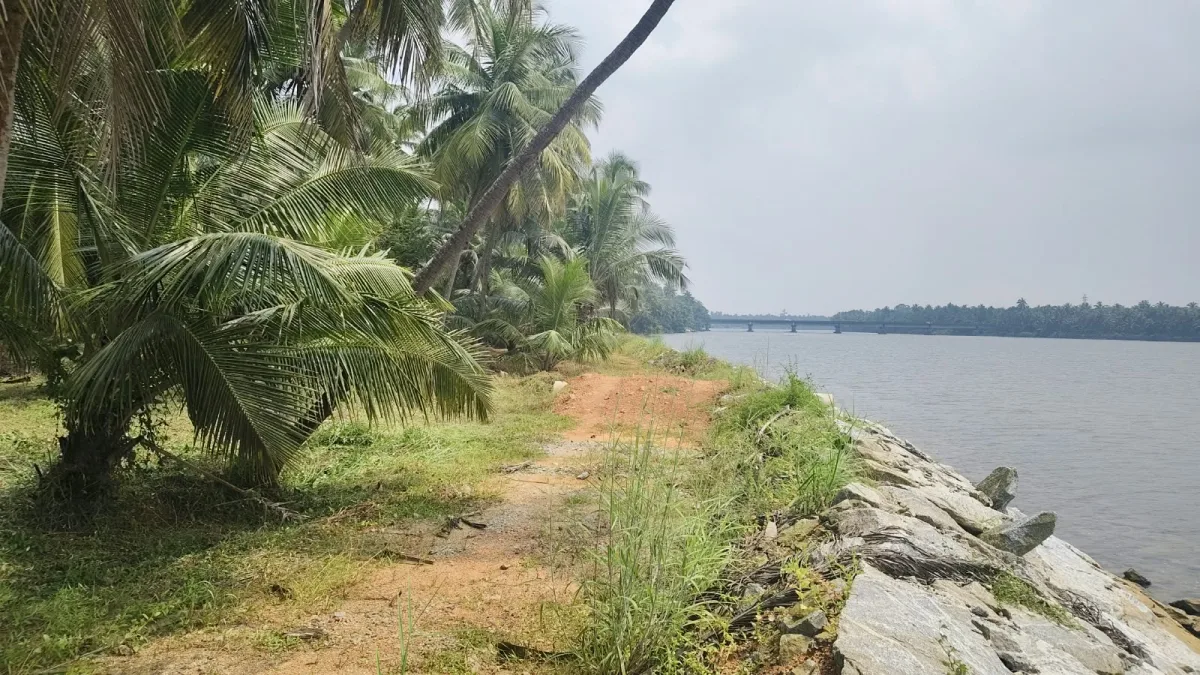 1.21 Acre Riverfront Property for Sale in Brahmavar, Udupi