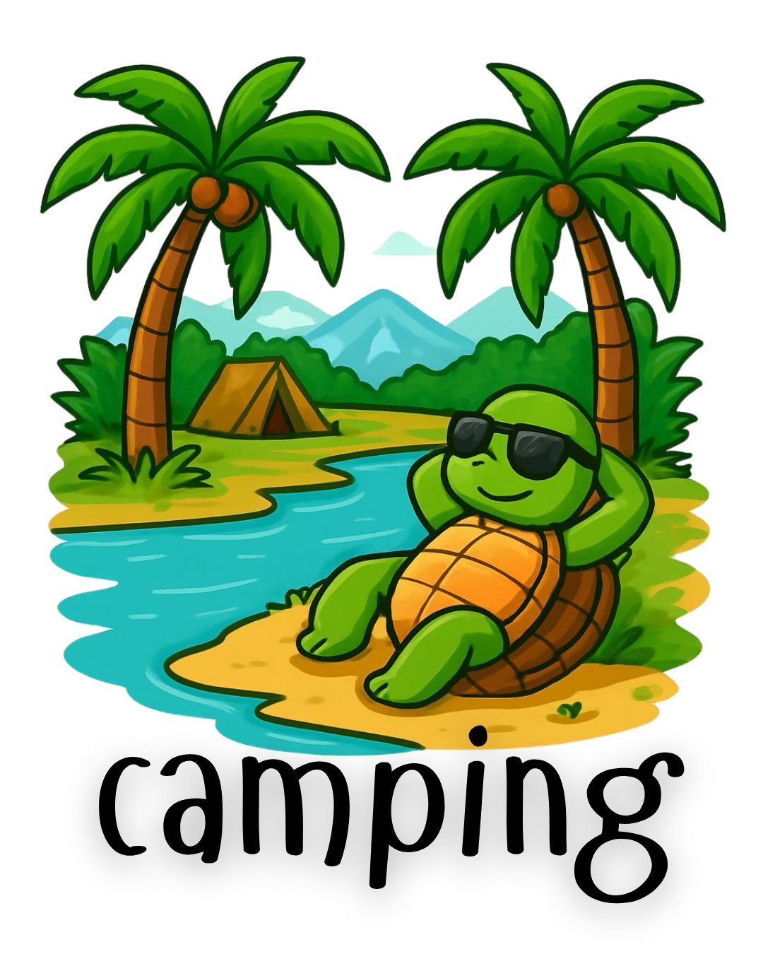 Camping at The Lazy Turtle
