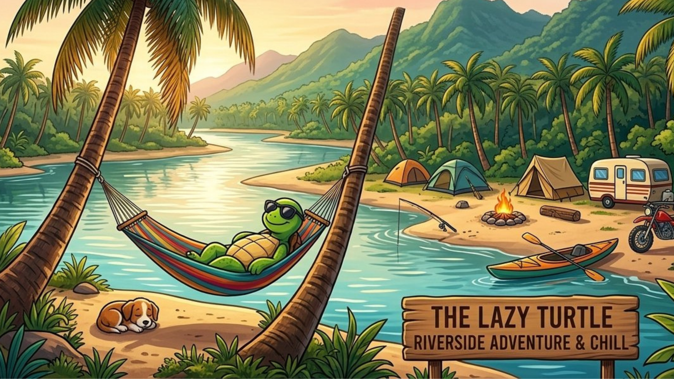 The Lazy Turtle Riverside Adventure